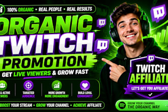 organic twitch promotion , live viewers twitch affiliate german twitch promotion