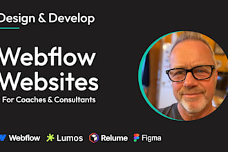 build a webflow website for coaches and consultants
