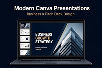 create modern canva presentation slides