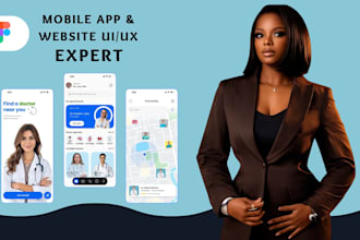 do website ui ux design mobile app ui ux design figma landing page