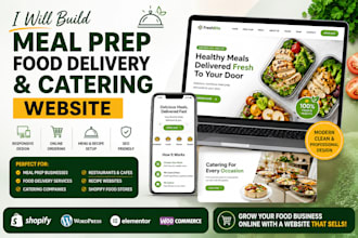 design a food delivery and recipe website