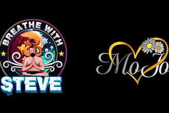 design superb high quality yoga and wedding logo with free source file