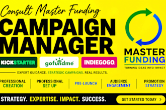 crowdfunding campaign creation gofundme promotion kickstarter indiegogo pitch