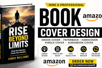 do book cover design, ebook cover design, kindle book cover, kdp cover design