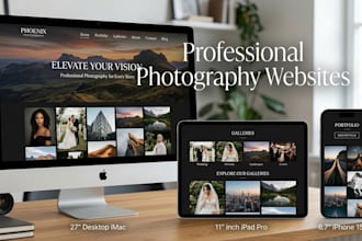 design custom pixieset website photography website, squarespace website