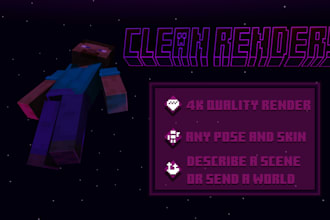 create high quality 3d renders of your minecraft skins