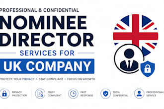 provide nominee director services for UK limited company
