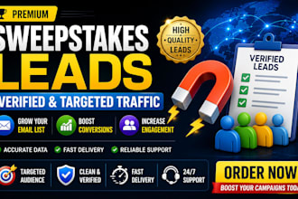 provide timeshare leads, sweeptaks leads, usa leads