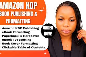 do amazon kdp book publishing, ebook formatting, book design, ebook typesetting