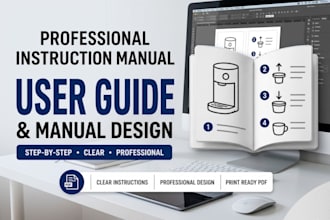 design custom industrial equipment user guide or hardware installation manual