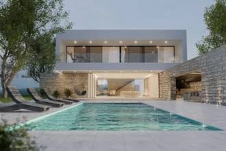 create professional 3d architectural visualizations