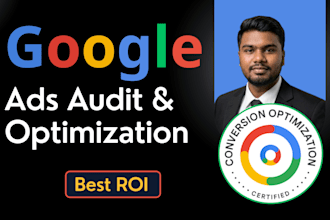 do google ads audit and optimization max ROI as a SEM expert