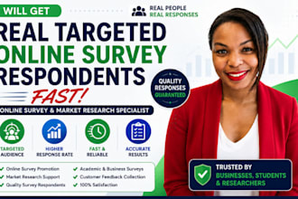 get real targeted online survey respondents fast