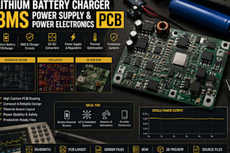 design accurate lithium battery charger bms power supply and power electronics
