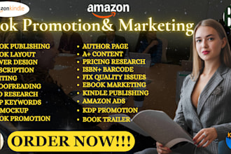 do book promotion, ebook marketing, amazon kindle KDP promotion