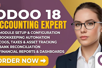 setup odoo 18 accounting module perform odoo bookkeeping financial erp expert