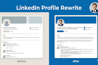rewrite your linkedin headline and about section
