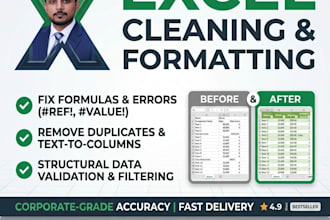 be your advanced excel and data expert