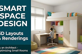 design a smart space saving bunk bed or small room layout