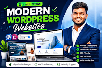 design modern wordpress website