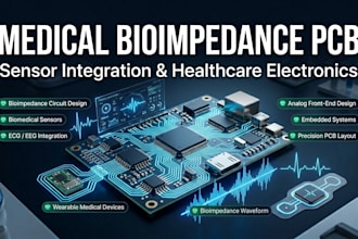 develop medical bioimpedance pcb with sensor integration