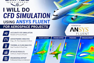 do cfd simulation using ansys fluent for aerospace projects