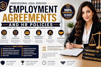 prepare court ready employment agreements and HR policies