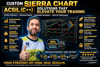 design sierra chart acsil indicators, custom studies and automated trading bot