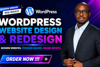 design wordpress website, redesign wordpress website, wordpress website design