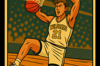 create social media graphic designs for youth sports