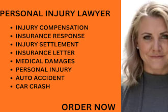 handle car accident claims, insurance disputes, compensation, and injury matters