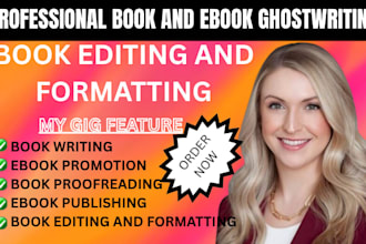 ghostwrite and format a short ebook for KDP