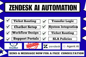 zendesk help center ai agent chatbot ticket deflection self service transfer