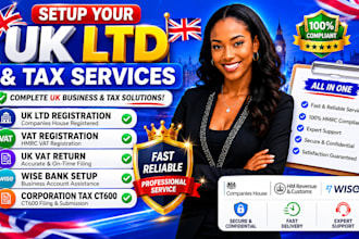 setup uk ltd, vat registration, uk vat return, wise bank, corporation tax ct600