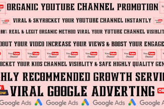 do best youtube channel promotion for super fast growth using google ads