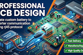 create custom battery to inverter communication using rj45 protocol