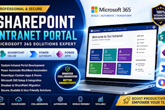 create sharepoint intranet portal power automate powerapps ms365 portal ai setup