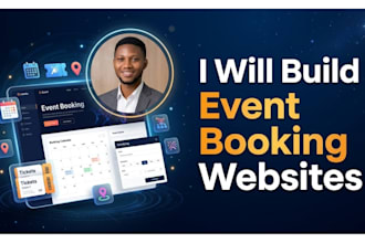 professional responsive event booking website sell tickets online