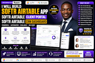 build softr airtable app softr airtable client portal softr airtable crm dashboa