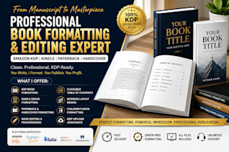 do manuscript formatting, microsoft word document formatting ebook layout design