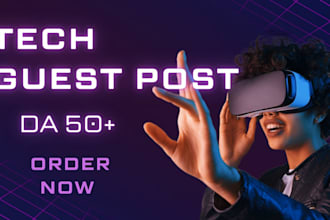 do technology guest post on high da website