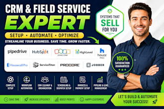 pipedrive hubspot zoho crm ghl houzz housecall pro servicetitan procore jobber