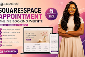build a squarespace appointment online booking website and acuity scheduling