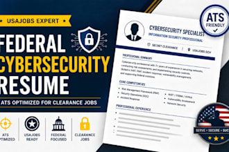 write ats federal cybersecurity usajobs resume for clearance jobs