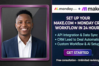 automate your monday CRM with make com integrations