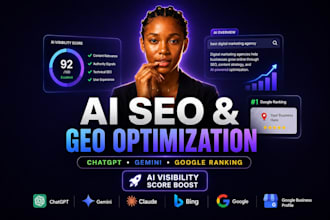 do GEO SEO aeo website optimization and ai to rank on chatgpt gemini google llmo