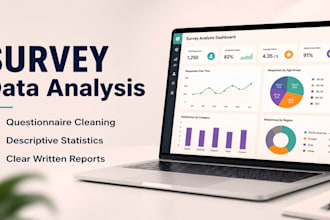 analyze survey data in spss and write a comprehensive report