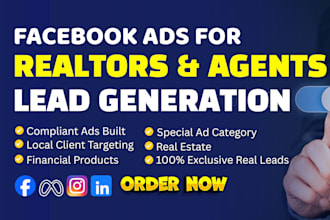 run meta facebook ads for realtors lead generation