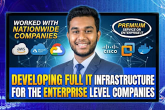 develop an full infrastructure of the company manual work into automated