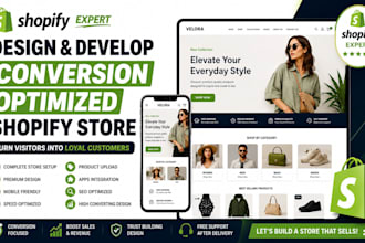 create a conversion focused shopify website